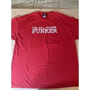 WWE Terry Funk One‎ Bad Mother Funker 2XL Red T-Shirt NOS
